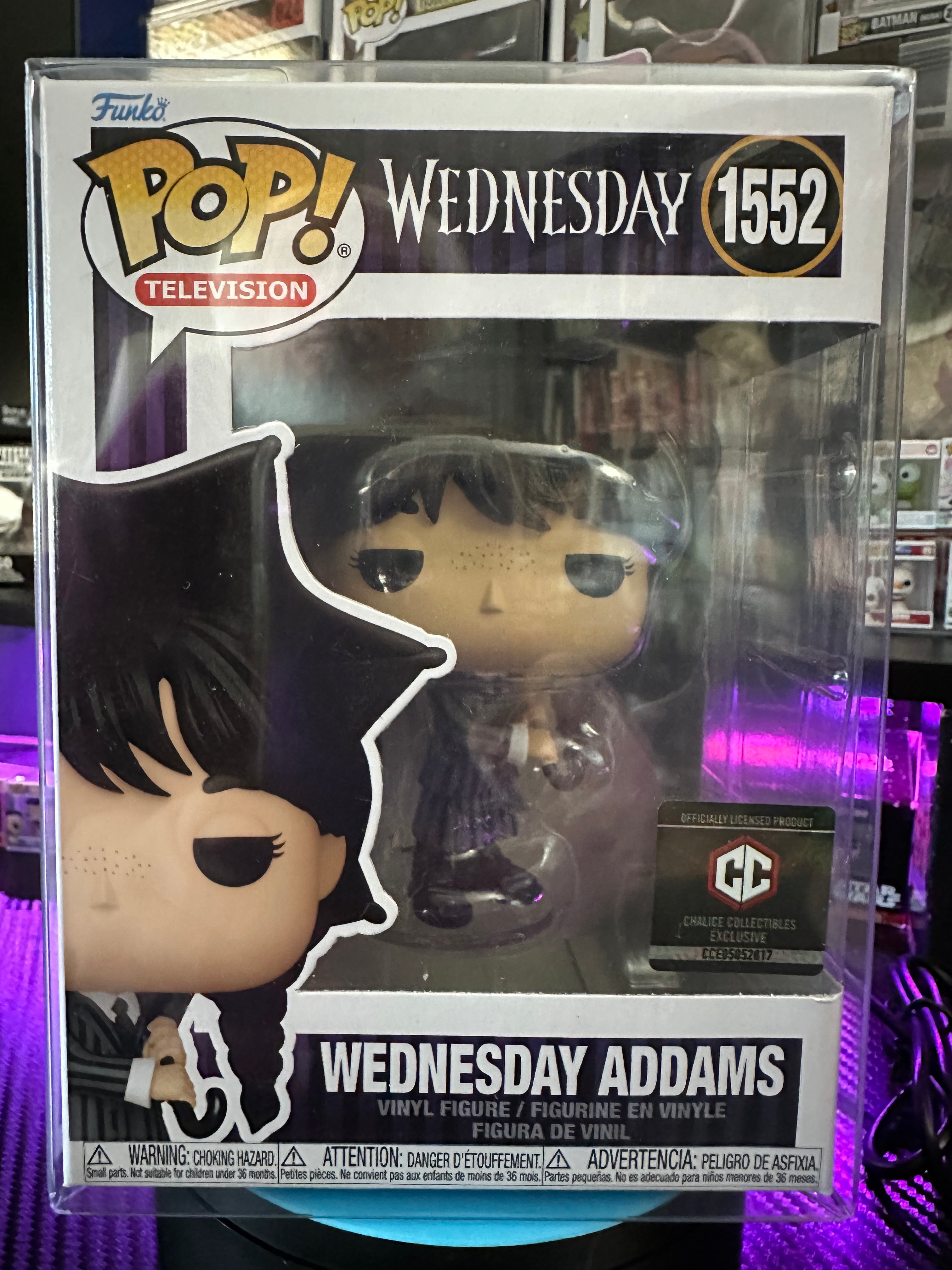 Pop! Wednesday Addams #1552 Chalice Collectibles Exclusive